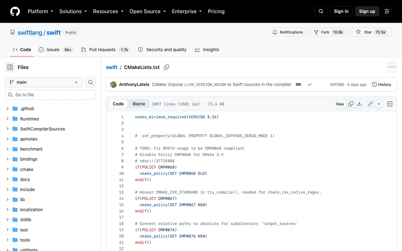 The page before Larger code
