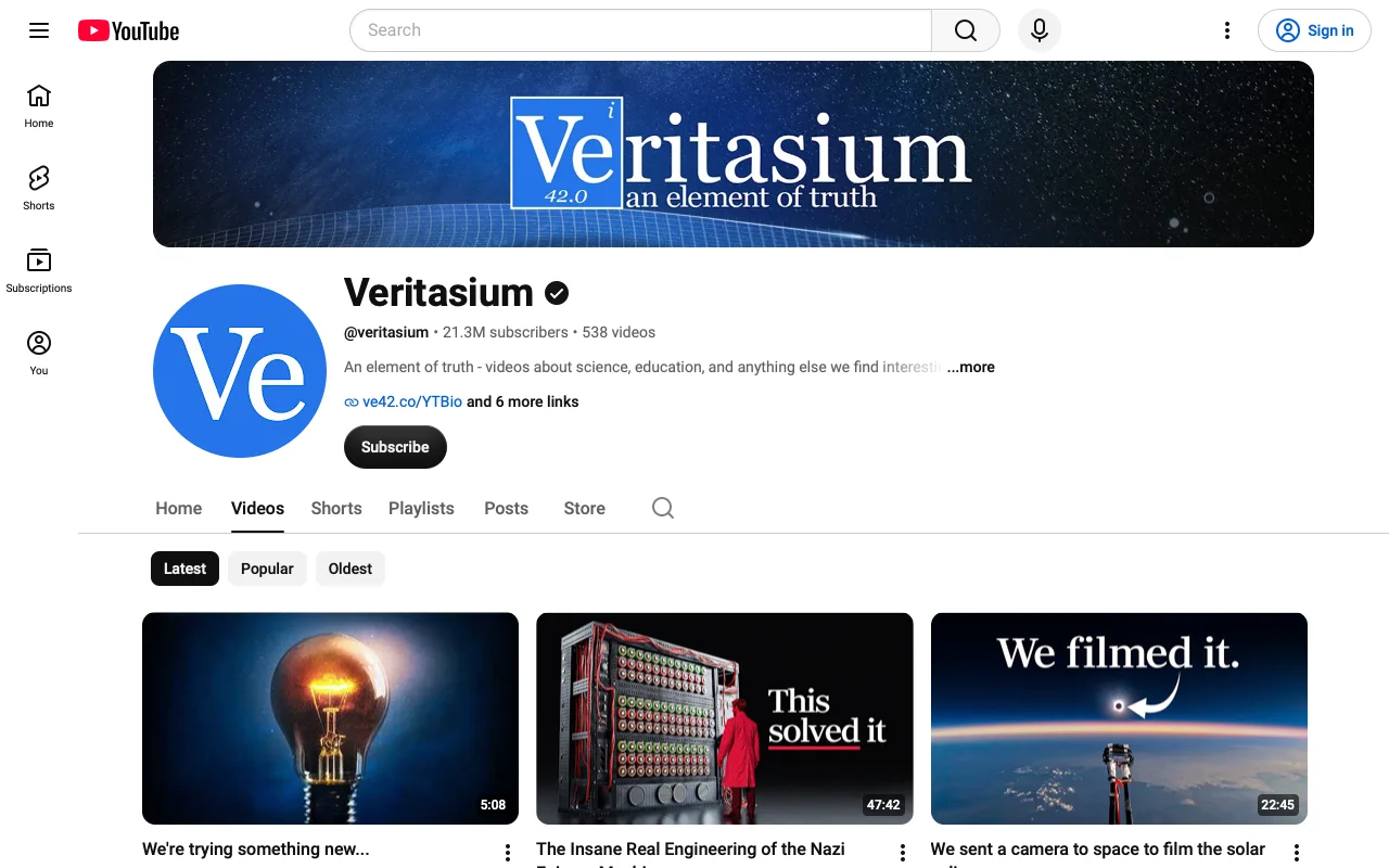 The page before Denser video grid